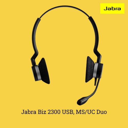 Jual Jabra Biz 2300 USB, MS/UC, Duo 