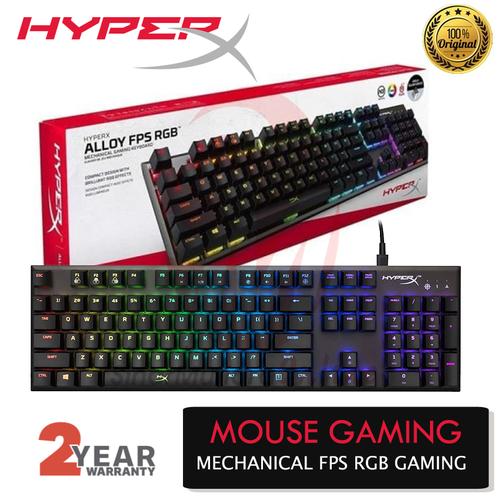 Promo Keyboard Gaming HyperX Mechanical RGB SPEED Silver Cicil 0% 3x ...