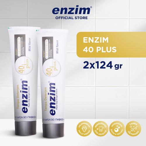 Gambar ENZIM 40 PLUS TWINPACK 2X 124 GR dari Enzim Official Store Tokopedia