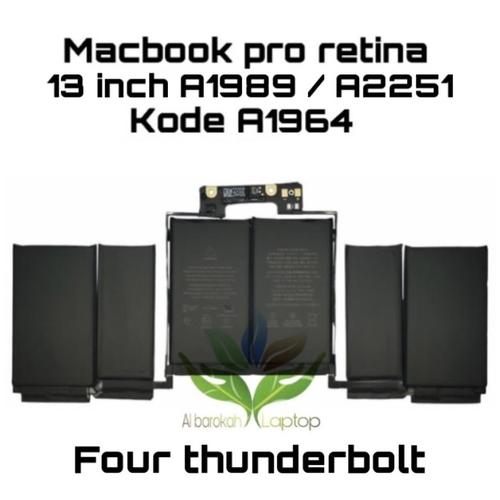 Runpower Batterie A1989, Batterie A1964 Pour MacBook Pro 13