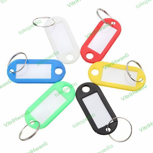 Jual 5 pcs Gantungan Kunci Label Key 