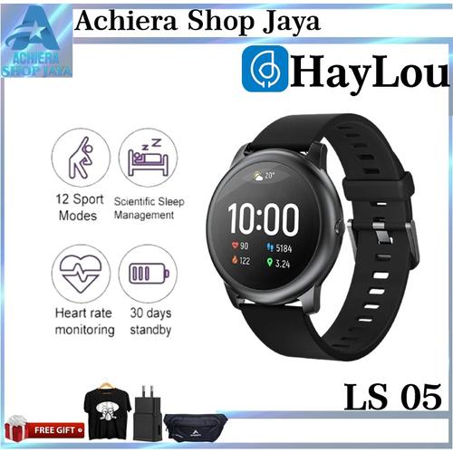 Jual Haylou LS05 LS02 Solar Smartwatch IP68 Waterproof Global Version - LS02,  Free AG+Bonus - Jakarta Utara - Achiera-Shop-Jaya | Tokopedia