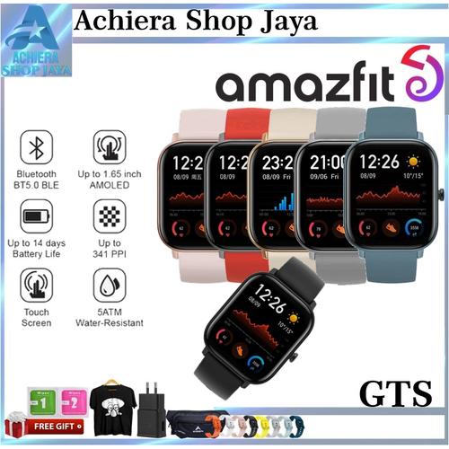 Reloj inteligente Bluetooth / GPS Xiaomi Amazfit GTS A1914 - Negro  obsidiana - Paraguay