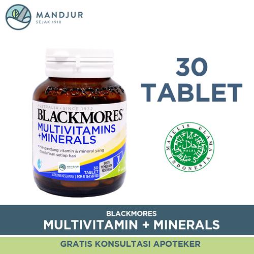 Gambar Blackmores Multivitamin & Minerals - Isi 30 Tablet dari mandjur Jakarta Pusat Tokopedia