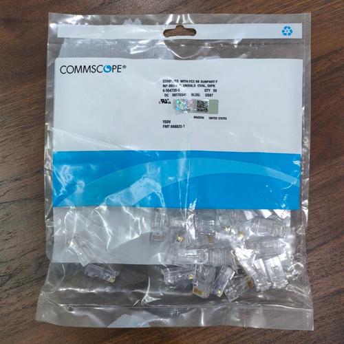 Jual Konektor RJ45 Cat5e Commscope Konnector RJ45 Cat 5e COMMSCOPE ...