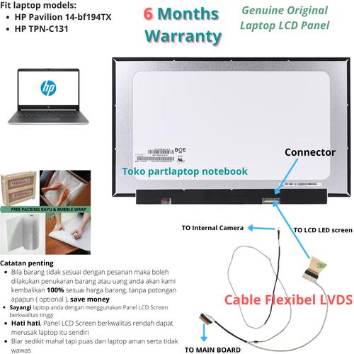 Jual Panel LCD HP Pavilion 14-bf194TX 
