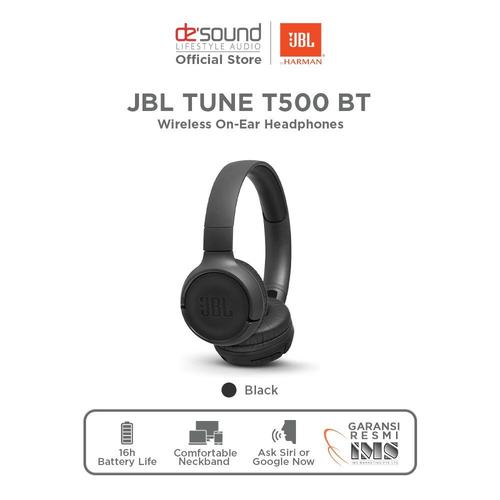 Promo JBL TUNE 500BT - On-Ear Wireless Bluetooth Headphone - Hitam - Kota  Medan - Desound Authorized Store Medan | Tokopedia