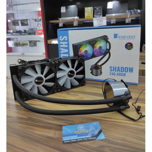 Gambar Hardware PC JONSBO Shadow TW4-240 ARGB Liquid Cooler dari ArinGoComputer Kota Samarinda Tokopedia