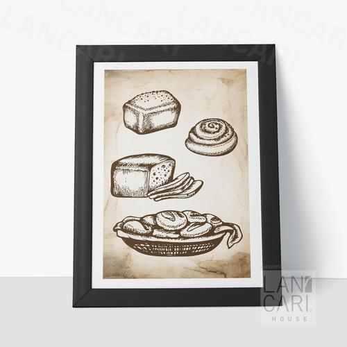 Free Roti Frames Jual Dekorasi Cafe Resto Bistro Roti Frame Vintage Retro Dinding Decor ...