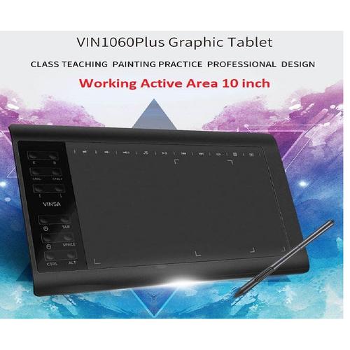 Promo Drawing Graphic Pen Tablet 10 inch VINSA 1060Plus Digital Drawing