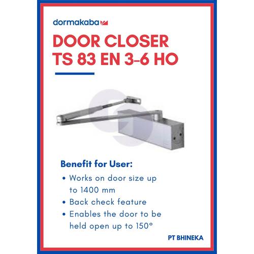 Jual Dorma TS83 EN3 6 HO Dormakaba Door Closer TS 83EN 3 6 Hold Open jual-dorma-ts83-en3-6-ho-dormakaba-door-closer-ts-83en-3-6-hold-open