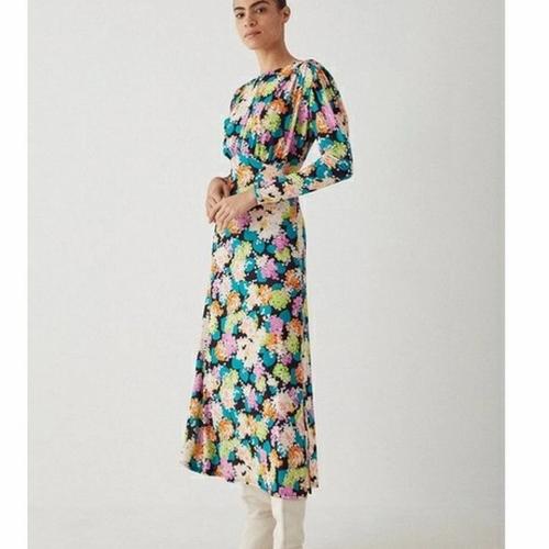 Jual Dress Heritage Flower Pattern Long 