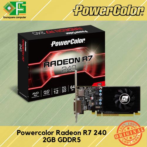 Jual VGA Powercolor Radeon R7 240 2GB GDDR5 | R7 240 2 GB Low Profile ...