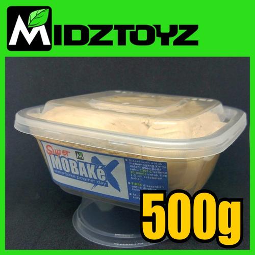 Gambar Super Mobake X - oven bake Polymer Clay - SMeX KREM 500g dari Midztoyz Jakarta Timur Tokopedia