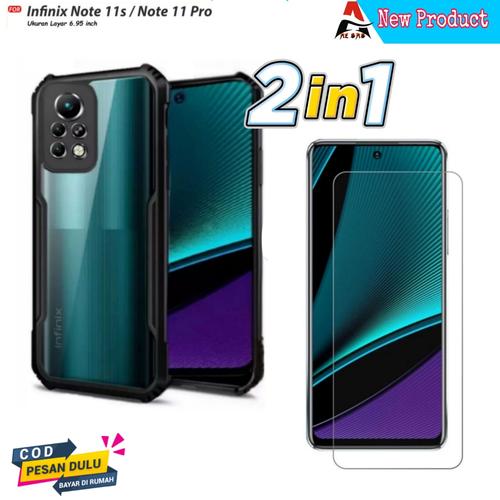 Jual Case for INFINIX NOTE 11 PRO / 11S Shockprof Bonus Tempered Glass ...