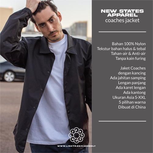 XXL】PADDED NYLON COACH JACKET (NAVY) ENNOY PADDED NYLON COACH