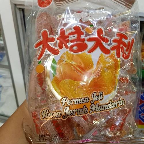 Jual Permen Jeli Rasa Jeruk Mandarin / Mandarin Orange / Jelly Candy ...