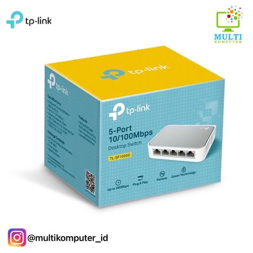 Jual Switch HUB TP LINK 5 Port TLSF1005D 10/100Mbps Network Lan Jakarta Barat