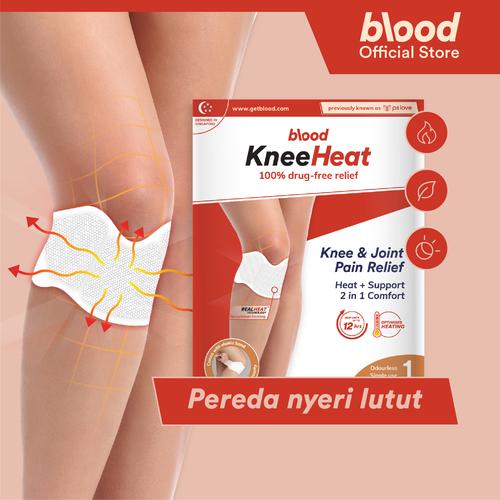 Gambar KneeHeat (6pcs) Pereda Nyeri Lutut Alami - 1 pcs dari Blood Official Store Jakarta Timur Tokopedia