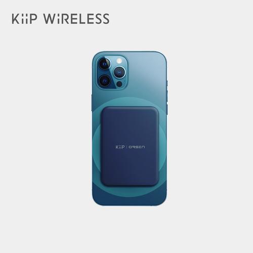 Gambar KIIP WIRELESS POWER BANK MAGNETIC MAGSAFE 15W FAST CHARGING 4200MAH - Biru dari KIIP Official Store Kota Tangerang Tokopedia