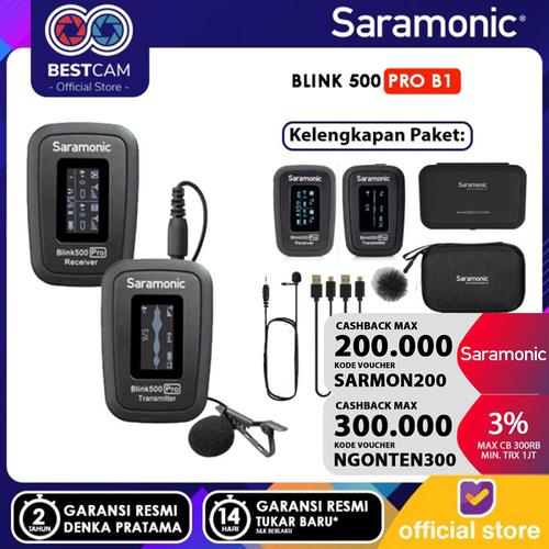 Gambar Saramonic Blink 500 Pro B1 B2 Mount Wireless B2 2 Person Omni Lav Mic - PRO B1 dari BestCam Jakarta Utara Tokopedia