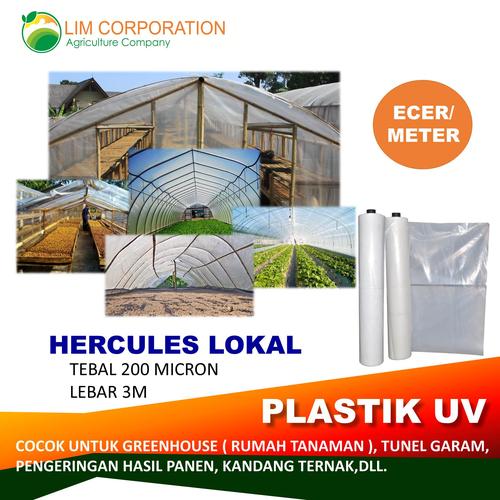 Gambar Plastik UV Meteran Hercules Plastik UV Penjemuran Plastik UV Grenhouse dari Plastik UV Murah Kab. Sidoarjo Tokopedia