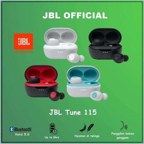 Jual JBL Tune 115 TWS True Wireless Earphone Headset Earbuds T115 T 115 -  Biru Muda - Jakarta Selatan - Official Brands | Tokopedia