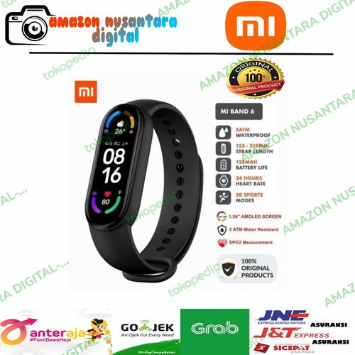 Jual Xiaomi Mi Band 6 Amoled Smartwatch Mi Band 6 Global Version Non Nfc -  - Jakarta Selatan - AMAZON NUSANTARA DIGITAL- | Tokopedia