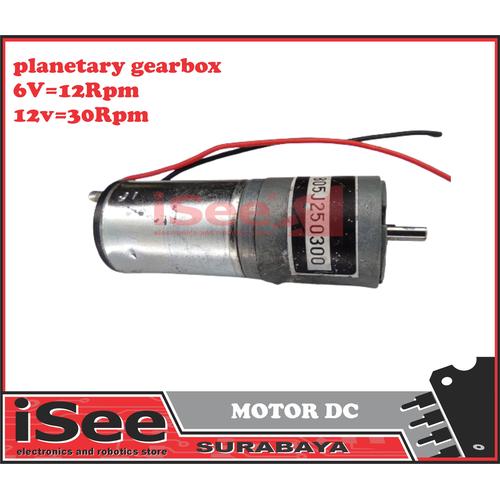 Jual Motor DC Gearbox 6V 15rpm 12v 30rpm shaft 3mm metal gear box Micro