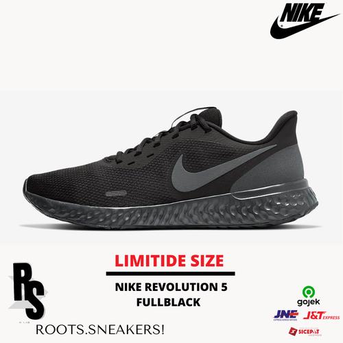 Jual SEPATU RUNNING PRIA NIKE REVOLUTION 5 ORIGINAL - FULLBLACK - 38 - Kota  Tangerang Selatan - ROOTS. SNEAKERS | Tokopedia