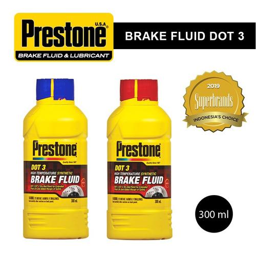 Jual Minyak Rem Brake Fluid PRESTONE DOT 3 Synthetic HIGH TEMP 300mL