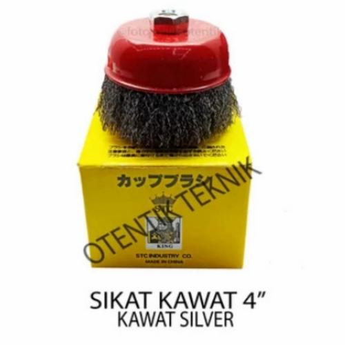 Jual CUP BRUSH 4 INCH SIKAT KAWAT 4 INCI SIKAT GURINDA MANGKOK