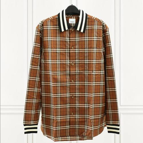 Jual Burberry Checked Cotton Poplin 