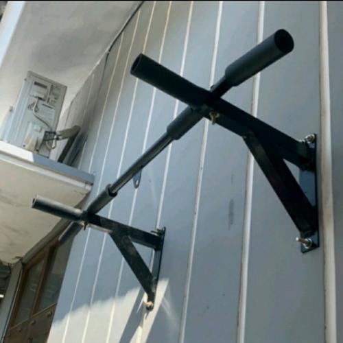 Jual Alat Fitness Pull Up Bar Chin Up Iron Gym Dip Station Gantungan