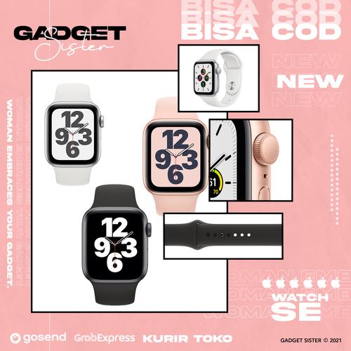 Jual Apple Watch SE 40mm GPS, Space Grey, Midnight Sport Band | eraspace.com