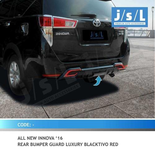 Jual Pelindung Bumper Belakang Innova Reborn | Rear Bumper Guard ...