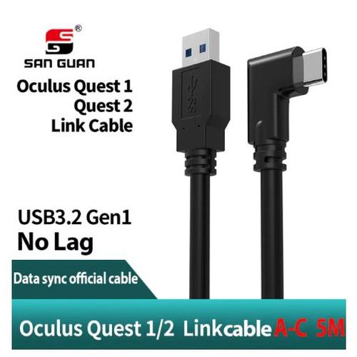 Extension Cable Oculus Quest Usb Drive Ugreen 5m 60W Right Angle