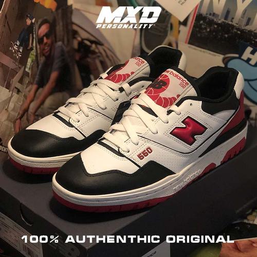 Jual New Balance 550 White Red Black 