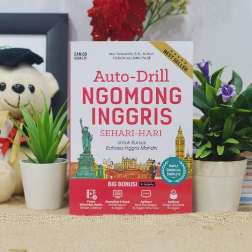 Jual BUKU AUTO DRILL LANCAR NGOMONG BAHASA INGGRIS SEHARI HARI Kab