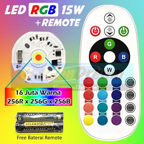 Jual Lampu LED RGB Warna Warni Matahari 15w 5v Multi Color Dekorasi ...
