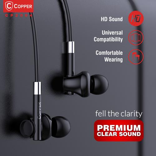 Promo COPPER PREMIUM CLEAR SOUND CP2004 Series Earphone Headset  /Handsfree di Copper Samarinda Official Tokopedia