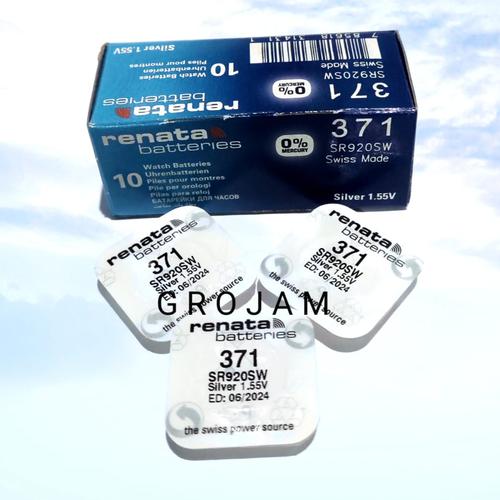 Gambar BATERAI RENATA SR920SW SR920 SR 920 SW 371 BATTERY BATRE dari grojam Jakarta Utara Tokopedia
