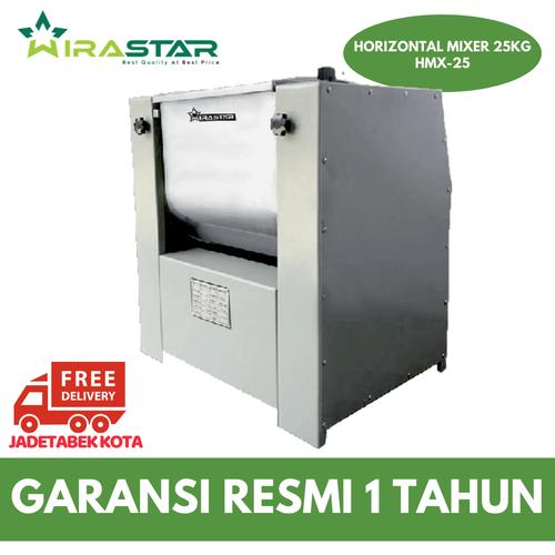 Jual HORIZONTAL MIXER 25kg WIRASTAR HMX25 MESIN PENGADUK ADONAN KUE