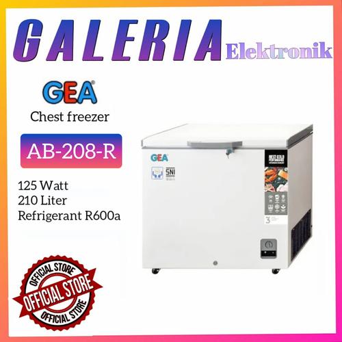Jual GEA CHEST FREEZER GEA 200 LITER AB208R AB 208 R AB 208R BOX
