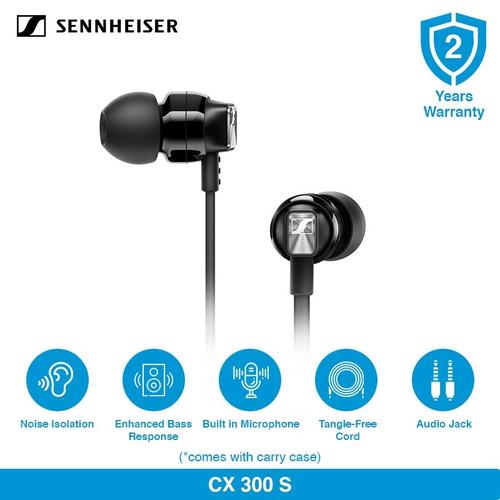 Jual Sennheiser CX 300S / CX300S / CX 300 S / CX300 S Bass Earphone Kabel -  Black - Jakarta Utara - ZTH Official | Tokopedia
