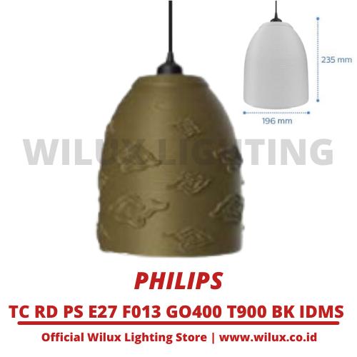 Jual PHILIPS 3D Printed Luminaire TC RD PS E27 F013 GO400 T900 BK 