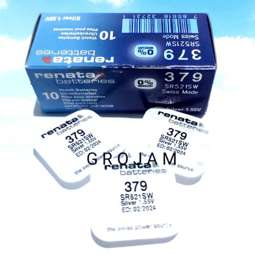 Gambar BATERAI RENATA SR521SW / 379 BATTERY BATRE dari grojam Jakarta Utara Tokopedia
