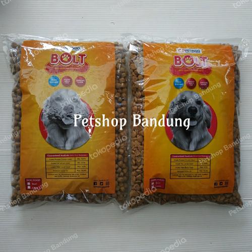Jual Bolt Dog 1kg Repack Adult Dry Dog Food Makanan Anjing Kering ...