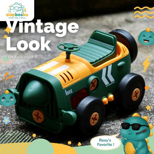 Gambar MAINAN DIY ANAK BONGKAR PASANG MOBIL RETRO VEHICLE TRANSPORTATION - Ship dari Siap BOSku Kota Tangerang Tokopedia