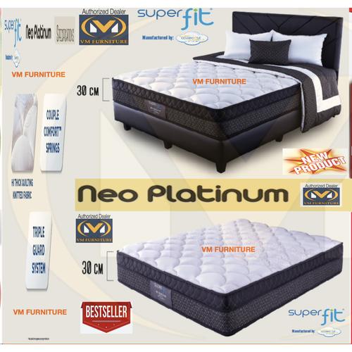 SUPERFIT NEO PLATINUM FREE BANTAL SET KOMBINASI, 160 di Vm Furniture  Tokopedia